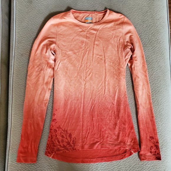 ICEBREAKER Merino Wool 200 long sleeve shirt XS - Picture 4 of 5